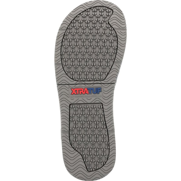 Xtratuf Men's Auna Sandal, STORMY BLUE, M, Size 12 - XAUNM201