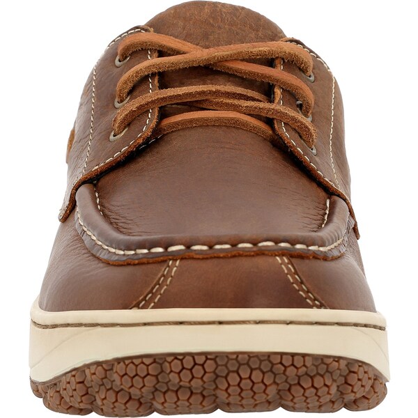 Rocky Outdoor Shoe, 11.5 W, Leather, 3 in H, Brown - RKS0648