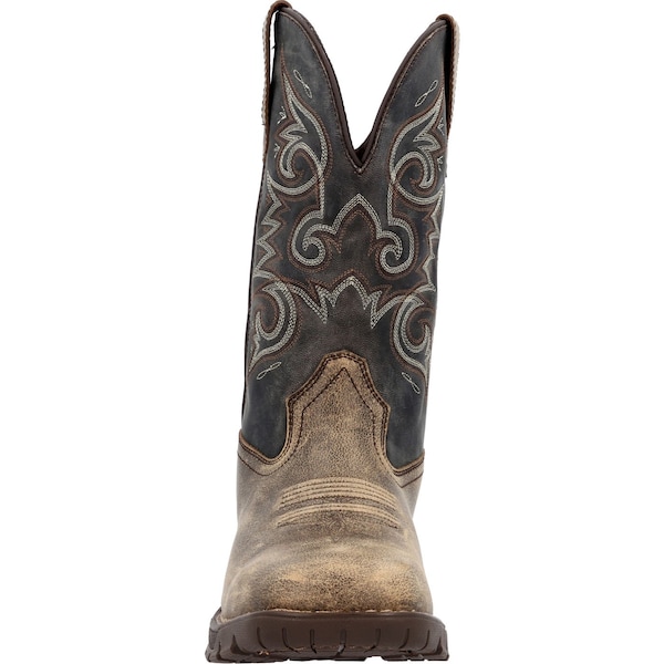 Rocky Waterproof Western Boot, 9.5 W, Leather, 11 in H, Brown - RKW0389