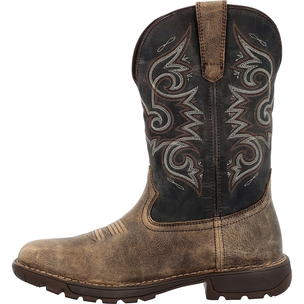 Rocky Waterproof Western Boot, 9.5 W, Leather, 11 in H, Brown - RKW0389
