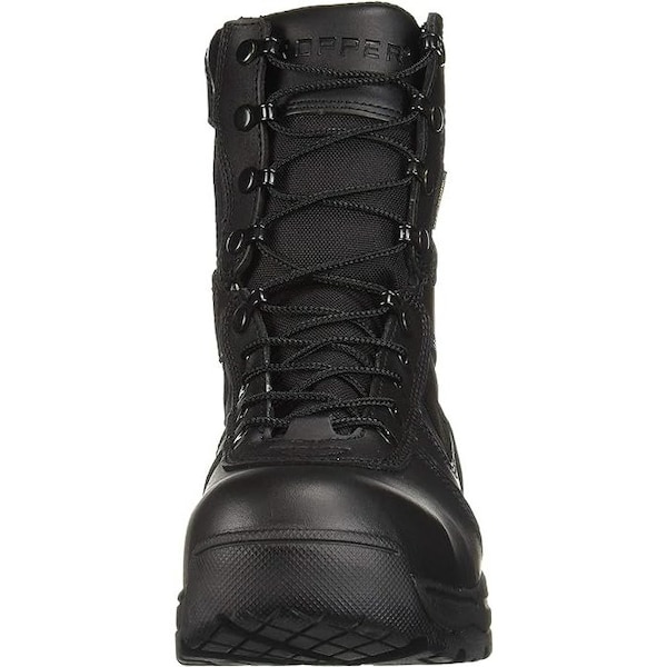 Propper Men's Series 100 8in. Side Zip Waterproof Comp Toe Boots Black, 9 W - F4529