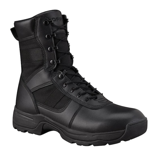Propper Men's Series 100 8in. Side Zip Waterproof Comp Toe Boots Black, 9 W - F4529