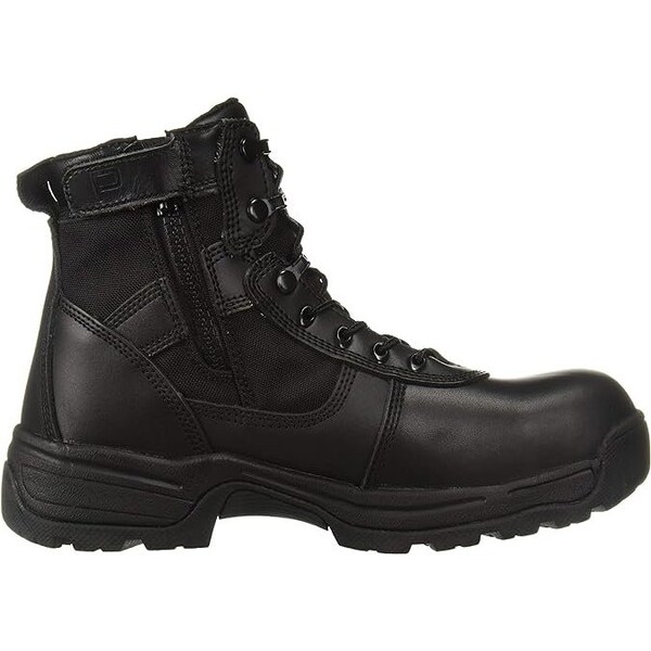 Propper Men's Series 100 6in. Side Zip Waterproof Comp Toe Boots Black, 7.5 - F4528