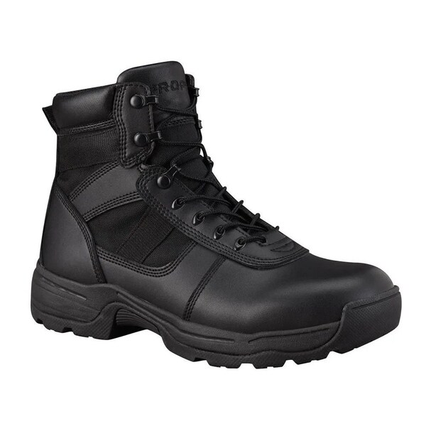 Propper Men's Series 100 6in. Side Zip Waterproof Comp Toe Boots Black, 7.5 - F4528