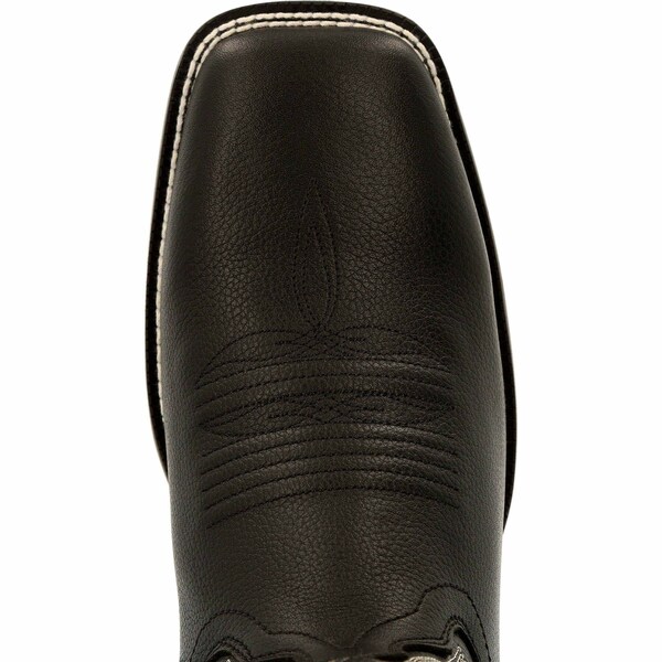 Durango Men's Western Boot, 9 W, Leather, 11 in H, Black Onyx - DDB0340