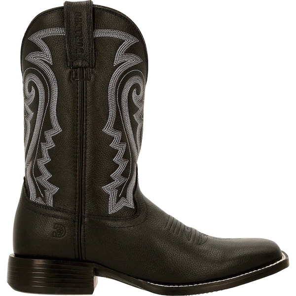 Durango Men's Western Boot, 9 W, Leather, 11 in H, Black Onyx - DDB0340