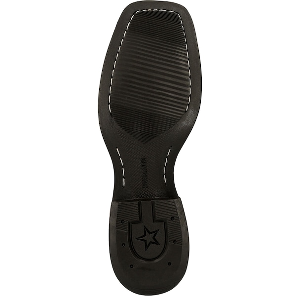 Durango Men's Western Boot, 9 W, Leather, 11 in H, Black Onyx - DDB0340