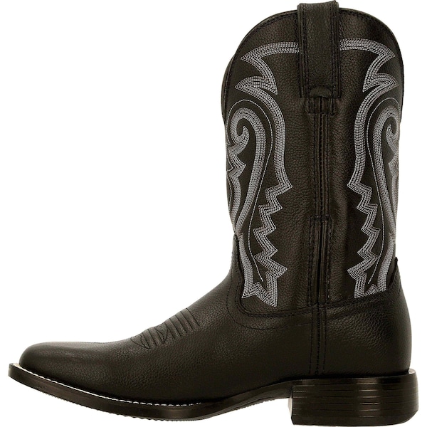 Durango Men's Western Boot, 9 W, Leather, 11 in H, Black Onyx - DDB0340