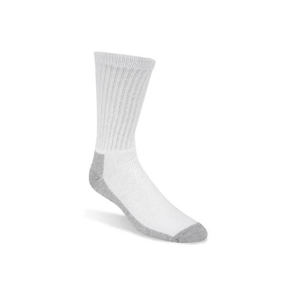 Wigwam Mills 3PK LG WHT Crew Sock - S1221-44H-L