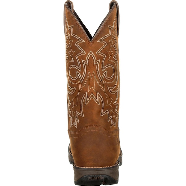 Durango Men's Western Boot, 12 W, Leather, 12 in H, Coyote Brown - DDB0163