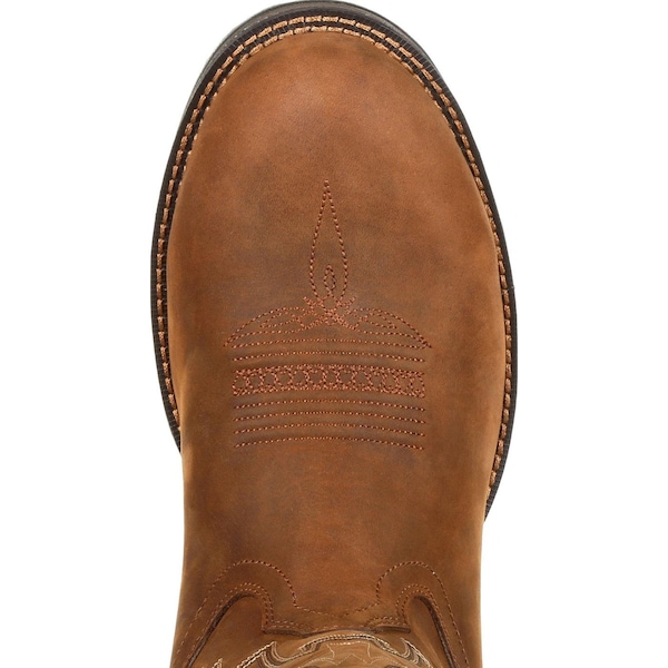 Durango Men's Western Boot, 12 W, Leather, 12 in H, Coyote Brown - DDB0163