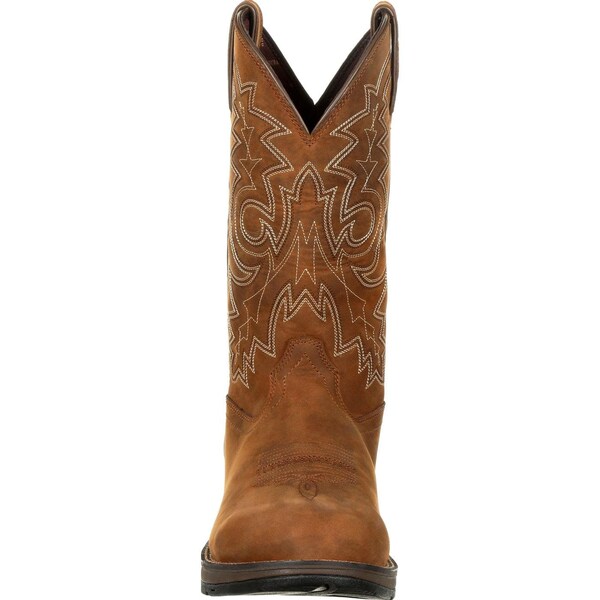 Durango Men's Western Boot, 12 W, Leather, 12 in H, Coyote Brown - DDB0163
