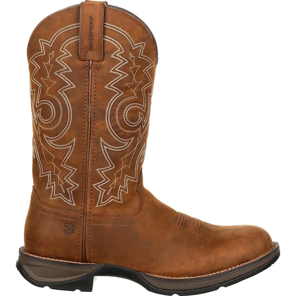 Durango Men's Western Boot, 12 W, Leather, 12 in H, Coyote Brown - DDB0163