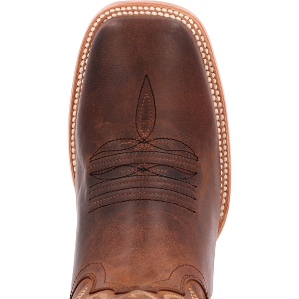 Durango Men's Western Boot, 10 W, Leather, 13 in H, Umber Rust - DDB0410