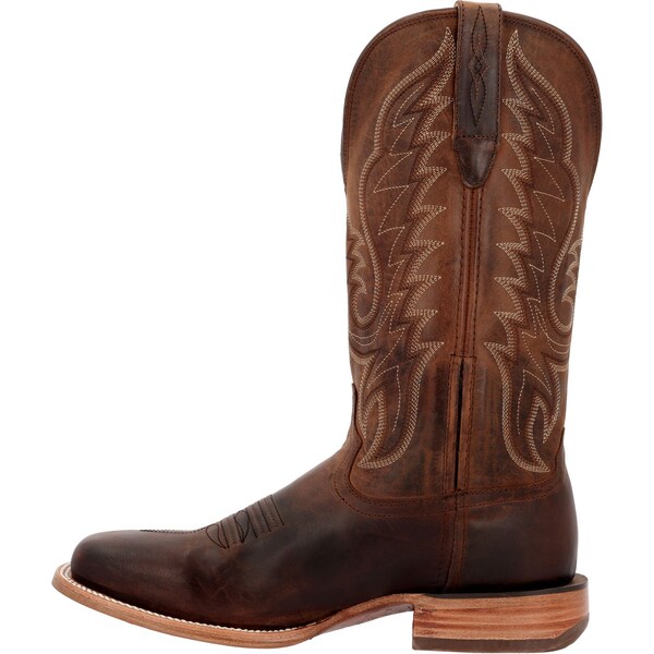 Durango Men's Western Boot, 10 W, Leather, 13 in H, Umber Rust - DDB0410