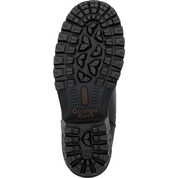 Georgia Boot LTX, Men's 9 in Composite Toe Logger Work Boot, Black, 10, W, GB00619 - GB00619