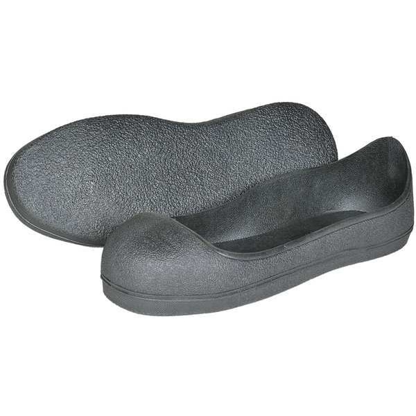 Impacto Overshoes, Steel Toe, Vulcanized Rubber, Steel Toe, 2 in Height, Pull On Closure, Weave Sole, Black - IMPACTOEXXS