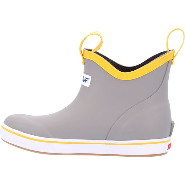 Xtratuf Kids Ankle Deck Boot, 9 M, Leather, 6 in H, Gray - XKAB107