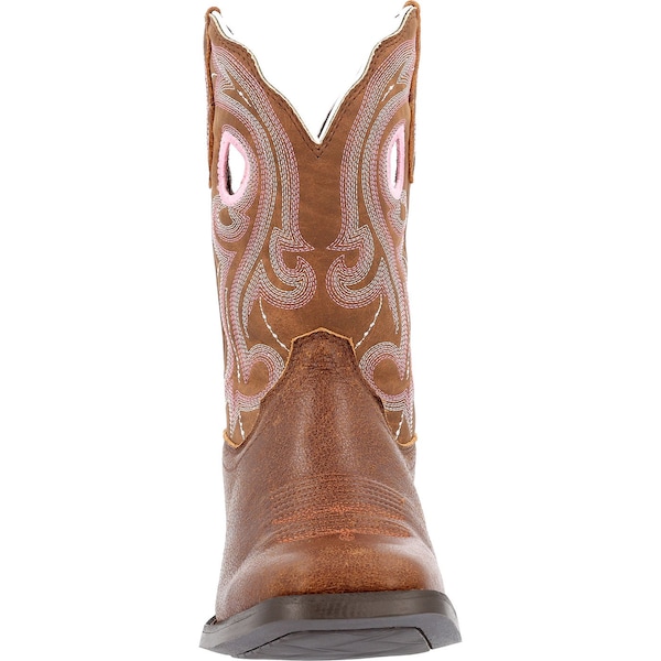 Durango Women's Western Boot, 6.5 M, Leather, 10 in H, Rosewood - DRD0445
