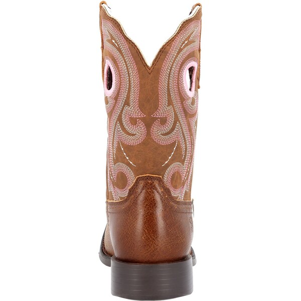 Durango Women's Western Boot, 6.5 M, Leather, 10 in H, Rosewood - DRD0445