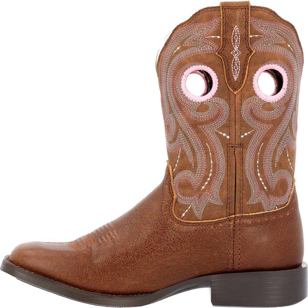 Durango Women's Western Boot, 6.5 M, Leather, 10 in H, Rosewood - DRD0445