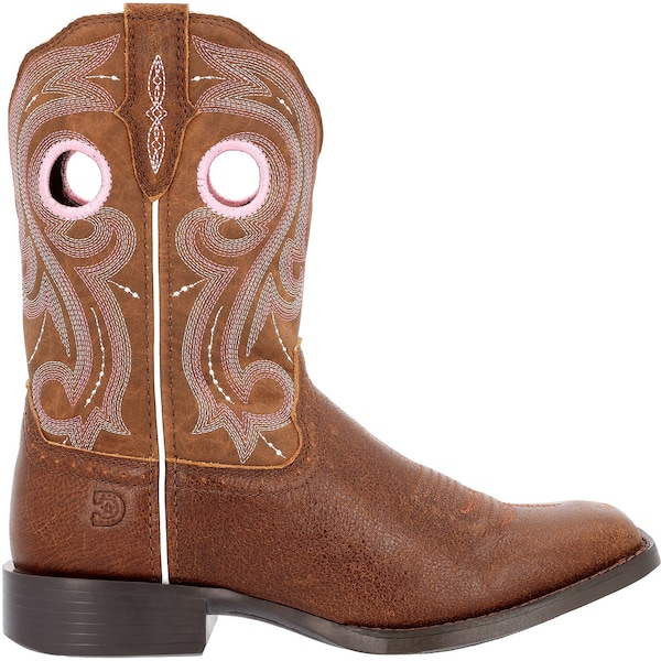 Durango Women's Western Boot, 6.5 M, Leather, 10 in H, Rosewood - DRD0445