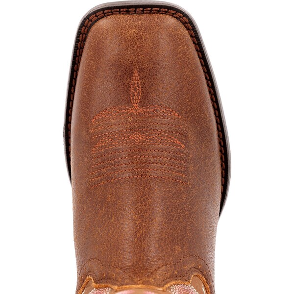 Durango Women's Western Boot, 6.5 M, Leather, 10 in H, Rosewood - DRD0445
