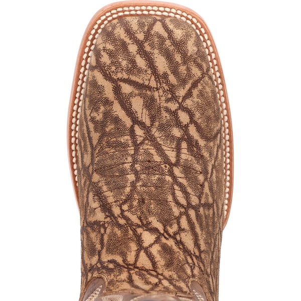 Durango Men's Western Boot, 12 M, Leather, 13 in H, Rustic Tobacco - DDB0414