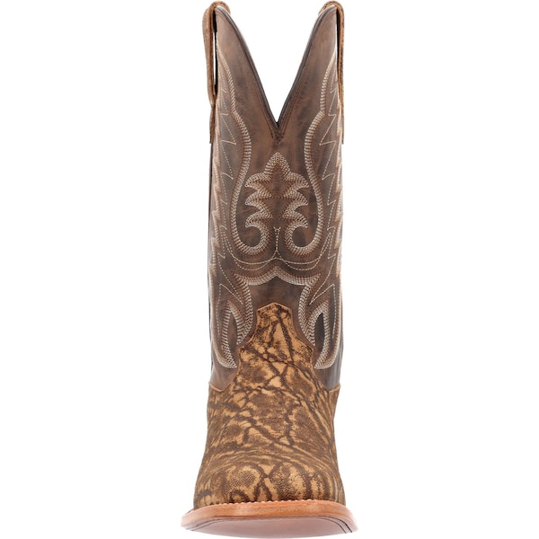 Durango Men's Western Boot, 12 M, Leather, 13 in H, Rustic Tobacco - DDB0414