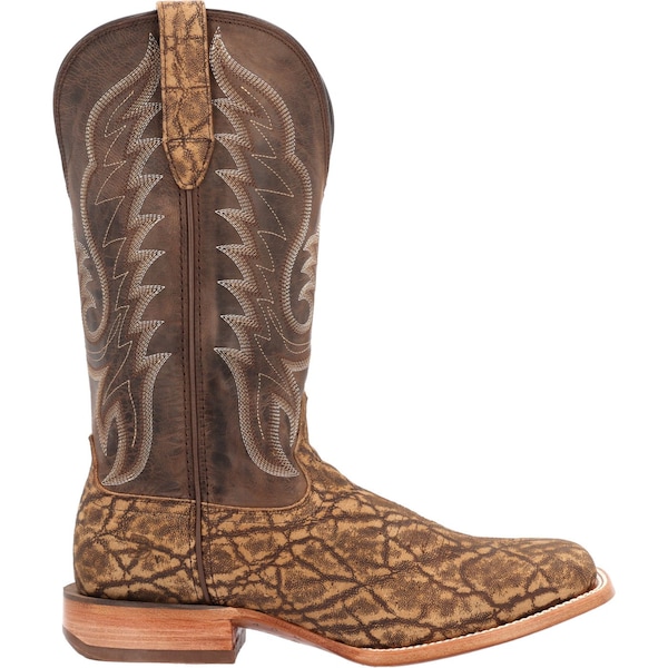 Durango Men's Western Boot, 12 M, Leather, 13 in H, Rustic Tobacco - DDB0414