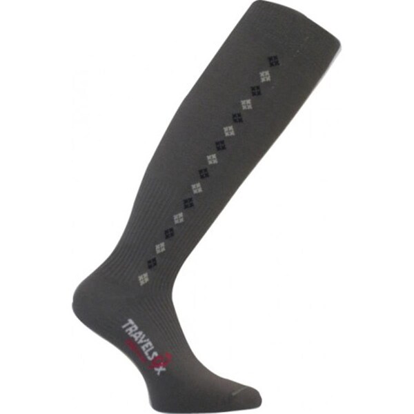 Travelsox TS 2000 Patented Graduated Compression OTC Socks 10-18 Mmhg, Grey - Large - TR459765