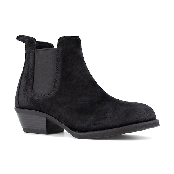 Frye Supply Womens Black Steel Toe Chelsea Work, 10.5 M, 5 H, Black - FR40501F