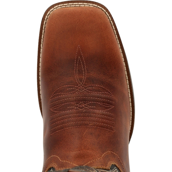Durango Men's Western Boot, 12 M, Leather, 11 in H, Inca Brown/Black - DDB0339