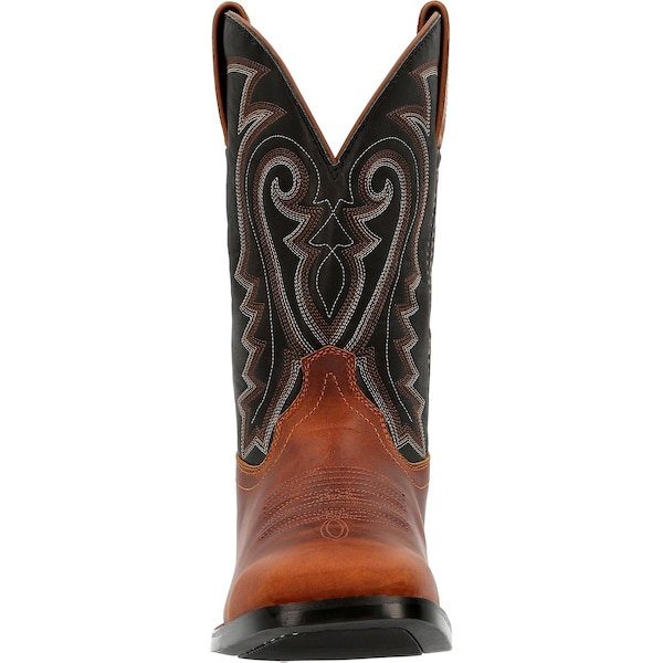 Durango Men's Western Boot, 12 M, Leather, 11 in H, Inca Brown/Black - DDB0339