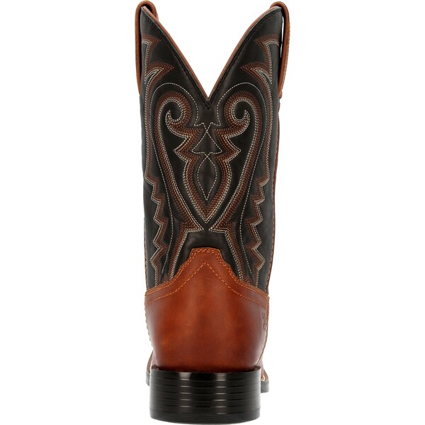 Durango Men's Western Boot, 12 M, Leather, 11 in H, Inca Brown/Black - DDB0339