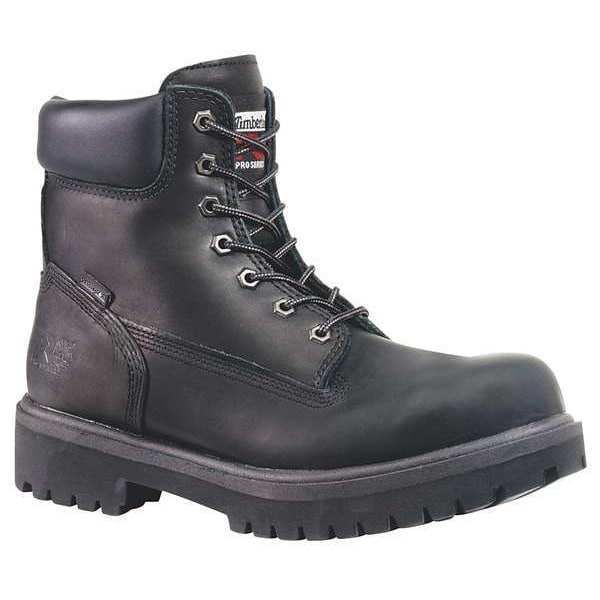 Timberland Pro Men's Work Boot, 9 Leather, 6 in Height, Black - TB126036001