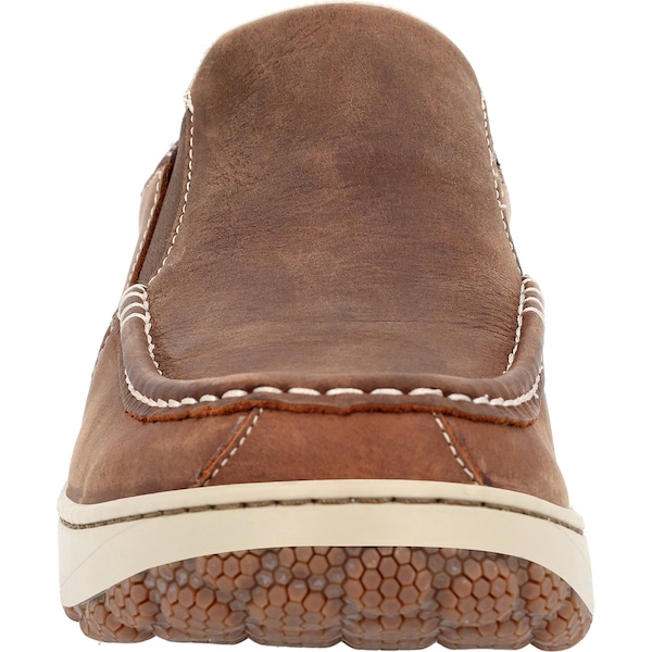 Rocky Outdoor Shoe, 11 W, Leather, 3 in H, Brown - RKS0631