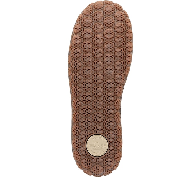 Rocky Outdoor Shoe, 11 W, Leather, 3 in H, Brown - RKS0631