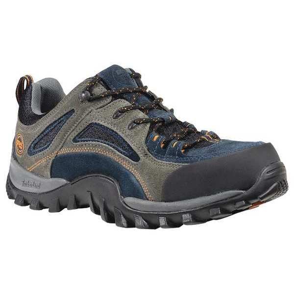 Timberland Pro Men's Hiker Shoe, Leather Upper, Rubber Outsole, Gray/Blue, 8 - TB161009484
