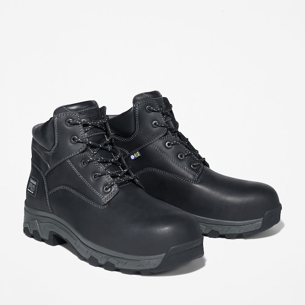 Timberland Pro Men's 6-Inch Work Boot, 14, Composite Toe, 6 in H, Black, A1Q2W - TB0A1Q2W001