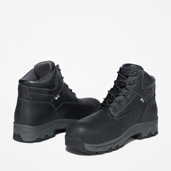Timberland Pro Men's 6-Inch Work Boot, 14, Composite Toe, 6 in H, Black, A1Q2W - TB0A1Q2W001