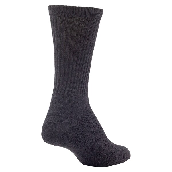 Railroad Sock Women's Crew Socks, Size 5-10, Black, 3PK - 632
