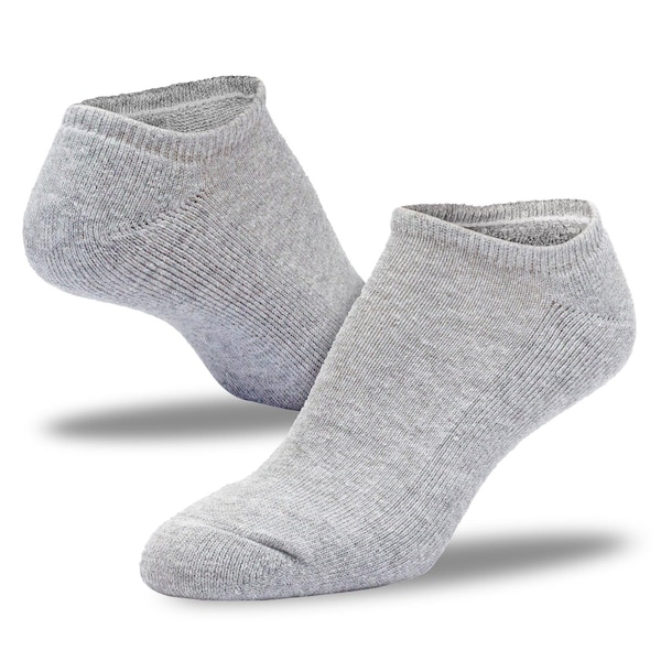 Railroad Sock Women's No Show Socks, Size 5-10, Black/Grey/White, 3PK - 613
