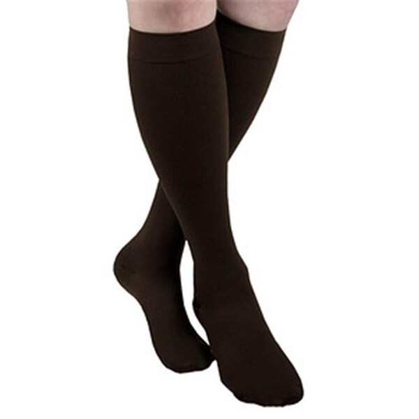 Bola 23-30 mmHg Compression Mens Trouser Support Socks, Brown - Large - BO2996407