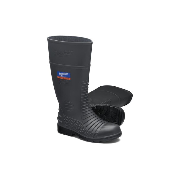 Blundstone Steel Toe Gumboots-Waterproof, Metarsal Guard, Puncture Resistant Midsole, Grey, Au Size 11, US - 028-011