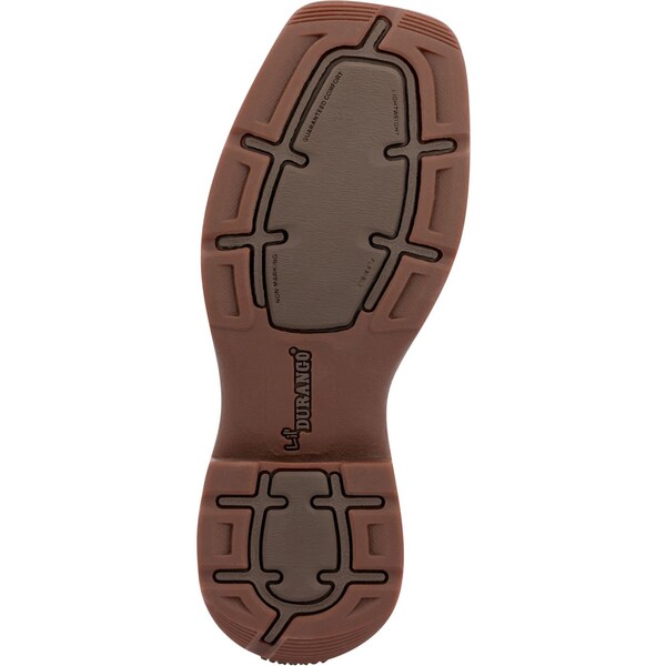 Durango Kids Western Boot, 6 M, Leather, 8 in H, Sable Brown - DBT0239Y