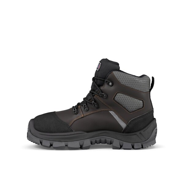 Gaston Mille Men's 6 in Fiberglass Toe Work Boot, Brown/Black, 6, W, PHMM3-6 - PHMM3-6