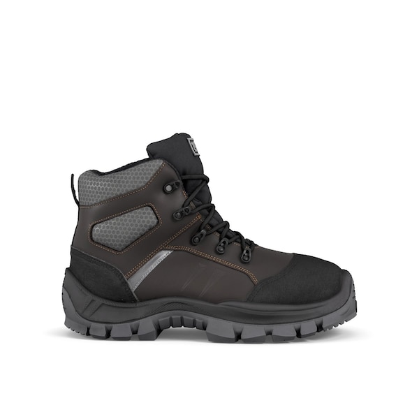 Gaston Mille Men's 6 in Fiberglass Toe Work Boot, Brown/Black, 6, W, PHMM3-6 - PHMM3-6