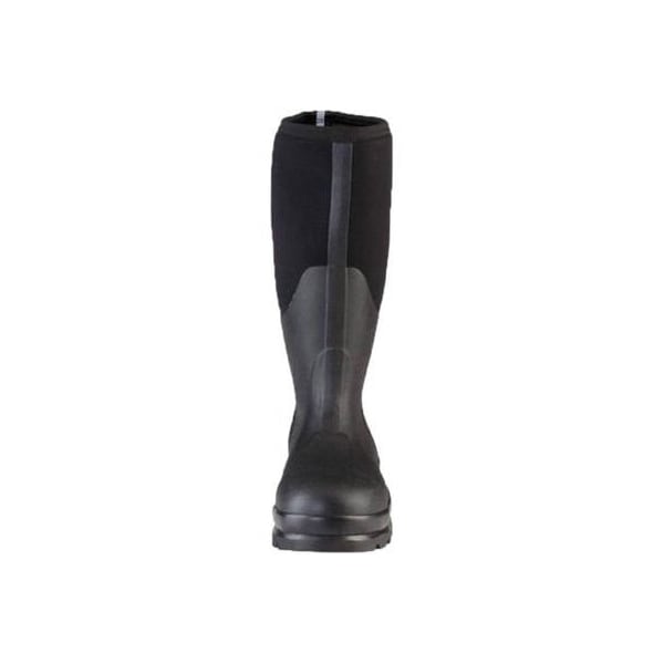 Muck Boot Co Men's CHORE Rubber Boot, Steel Toe, 16.5 in Height, 6 - CHS-000A-BLK-060
