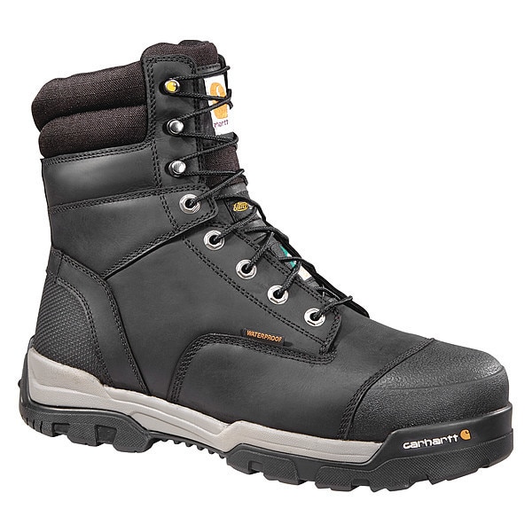Carhartt Men's 8 in Composite Toe 8-Inch Work Boot, Black, 12, W, CMR8959 - CMR8959 12W